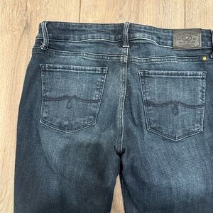 Lucky Brand Women's Dark Blue Cropped Jeans